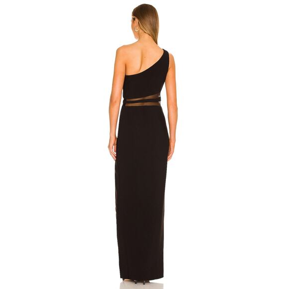 Likely Nolita Maxi Gown One Shoulder Formal Old Money Quiet Luxury Classy Sz 0 - Picture 3 of 14